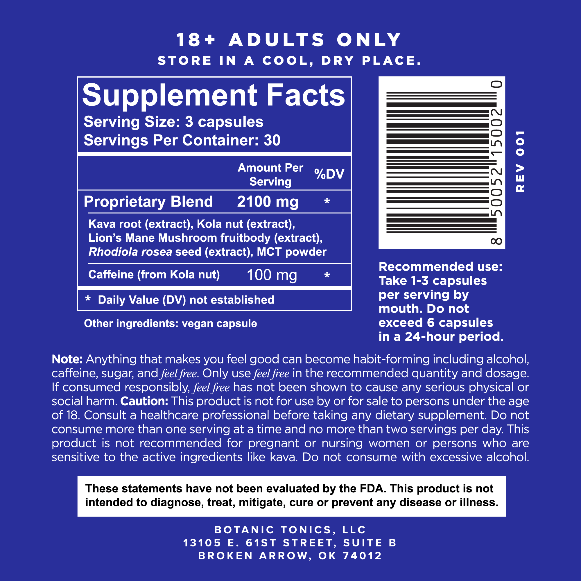 feel free capsules - 90ct bottle - Image 6