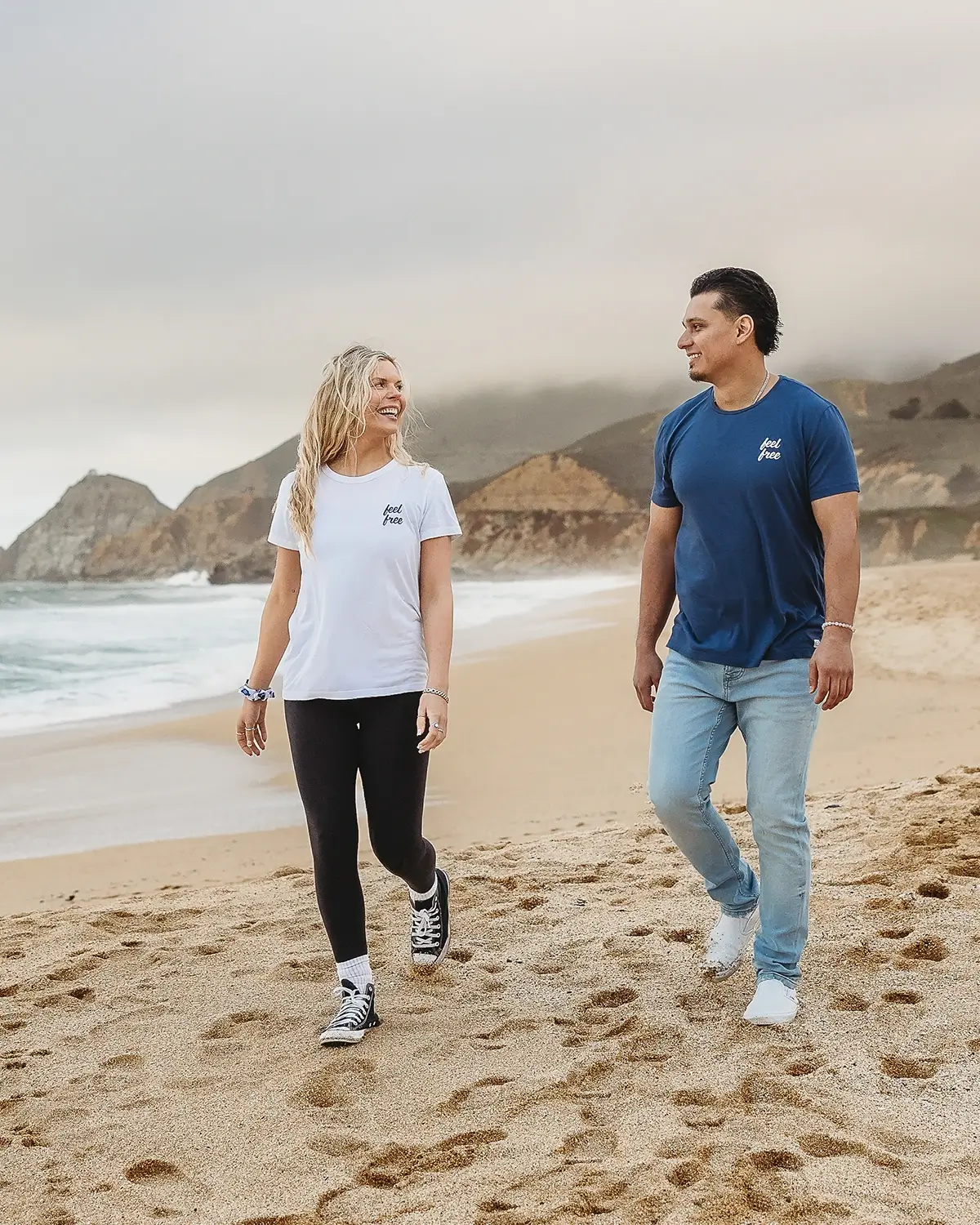 feel free x Marine Layer Women's Signature Crew - Blue - Image 3